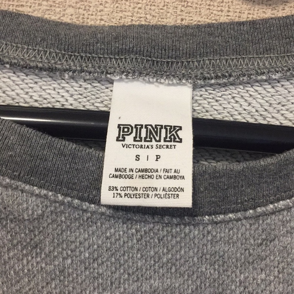 Gray PINK pullover - Picture 4 of 4